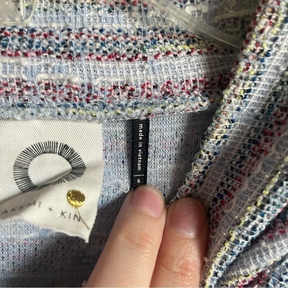 Anthropologie Akemi + Kin Turtle Neck‎ Multicolored Striped Dress - Picture 5 of 7